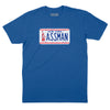 ASSMAN Licence Plate T-shirt - Royal