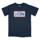 ASSMAN  Licence Plate Relaxed Fit T-Shirt