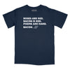 The Bacon Poem Relaxed Fit T-Shirt - Navy