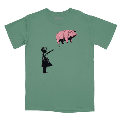 Banksy Floyd Relaxed T-Shirt (Inspired by Banksy & Pink Floyd)