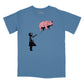 Banksy Floyd Relaxed T-Shirt (Inspired by Banksy & Pink Floyd)