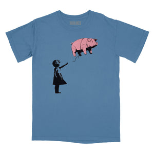 Banksy Floyd Relaxed T-Shirt (Inspired by Banksy & Pink Floyd)