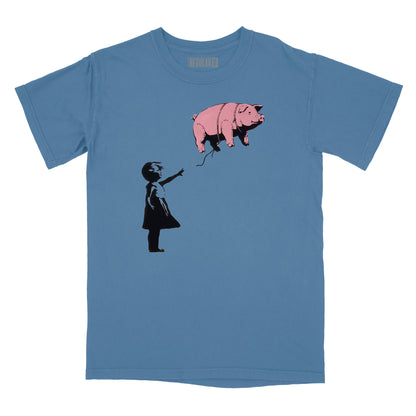 Banksy Floyd Relaxed T-Shirt (Inspired by Banksy & Pink Floyd)