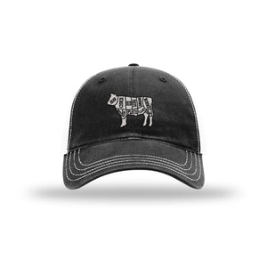 Beef Cut Chart - Soft Mesh Trucker