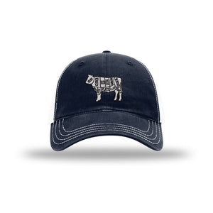 Beef Cut Chart - Soft Mesh Trucker