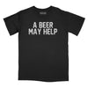 A Beer May Help Relaxed Fit T-Shirt - Black