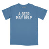 A Beer May Help Relaxed Fit T-Shirt - Slate