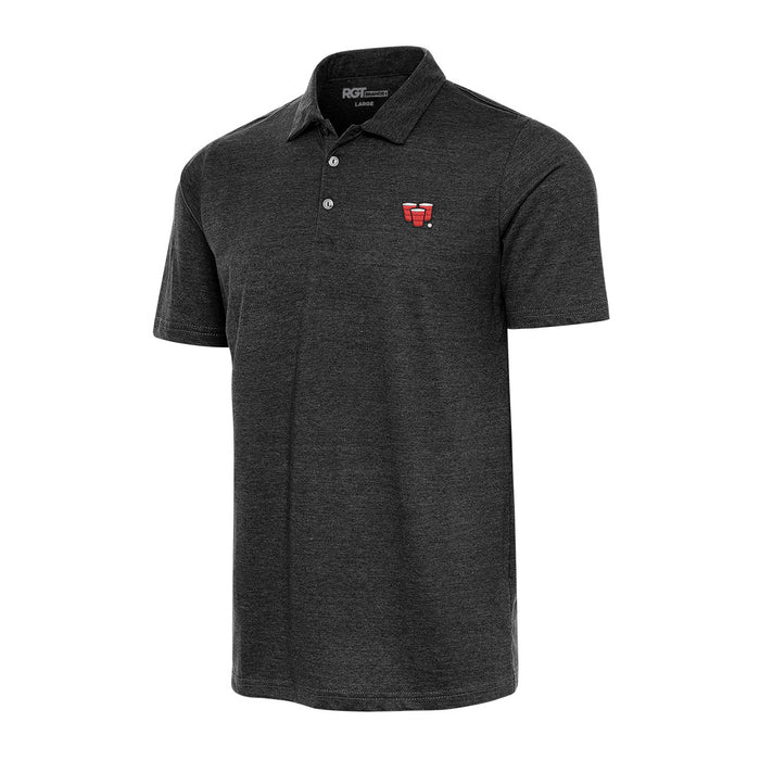 Beer Pong Icon - Heathered Blend Polo