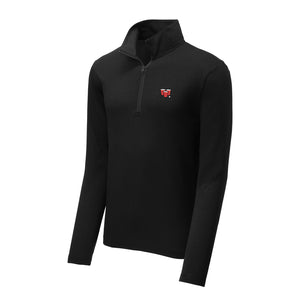 Beer Pong Icon Triblend Quarter Zip Pullover