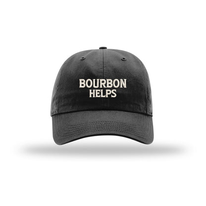 Bourbon Helps - Dad Hat