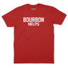 Bourbon Helps T-Shirt - Red