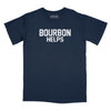 Bourbon Helps Relaxed Fit T-Shirt - Navy