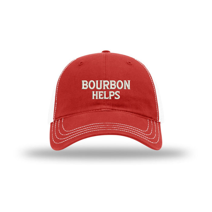 Bourbon Helps - Soft Mesh Trucker