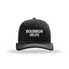 Bourbon Helps Structured Trucker - BLACK