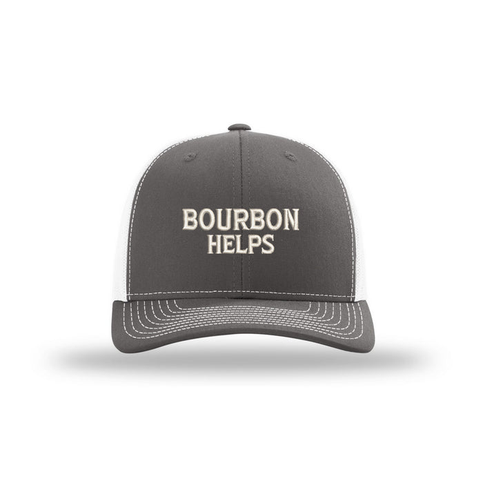 Bourbon Helps - Structured Trucker