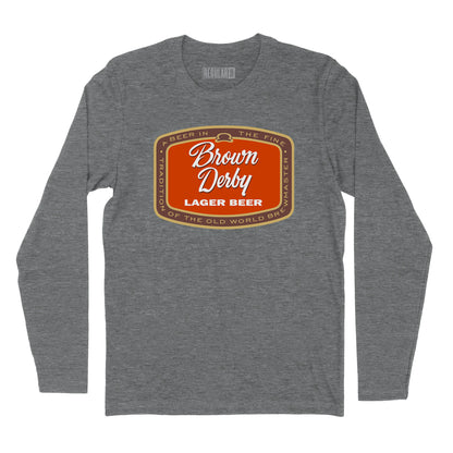Brown Derby Beer Long Sleeve T-Shirt