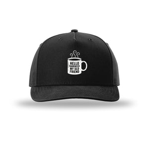 Hello Darkness My Old Friend 5-Panel Structured Snapback Hat