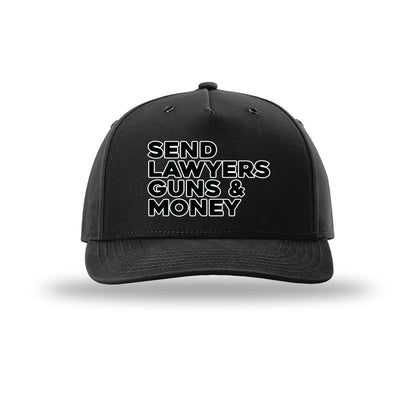 Send Lawyers, Guns, and Money 5-Panel Structured Snapback Hat
