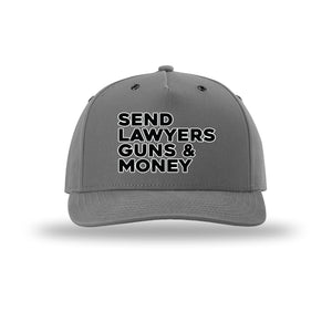 Send Lawyers, Guns, and Money 5-Panel Structured Snapback Hat