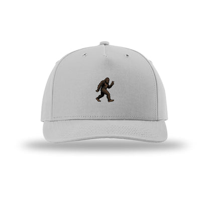 Big Foot Peace Icon 5-Panel Structured Snapback Hat