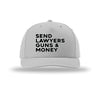 Send Lawyers, Guns, and Money 5-Panel Structured Snapback Hat - ICE GREY