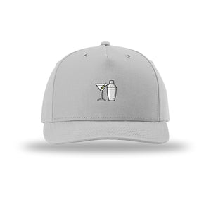 Martini Icon 5-Panel Structured Snapback Hat