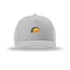 Taco Icon 5-Panel Structured Snapback Hat - ICE GREY