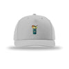 Tiki Drink Icon 5-Panel Structured Snapback Hat - ICE GREY