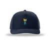 Tiki Drink Icon 5-Panel Structured Snapback Hat - NAVY