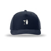 Martini Icon 5-Panel Structured Snapback Hat - NAVY