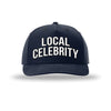 Local Celebrity 5-Panel Structured Snapback Hat - NAVY