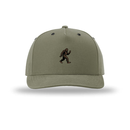 Big Foot Peace Icon 5-Panel Structured Snapback Hat