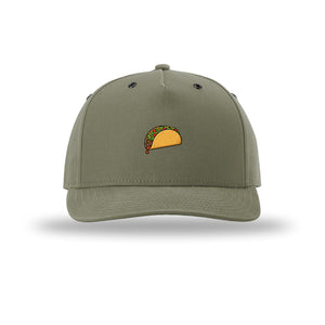 Taco Icon 5-Panel Structured Snapback Hat