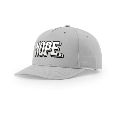 Nope 5-Panel Structured Snapback Hat