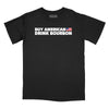 Buy American Drink Bourbon Relaxed Fit T-Shirt - Black