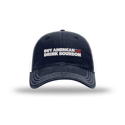 Buy American Drink Bourbon Soft Mesh Trucker