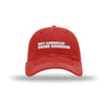 Buy American Drink Bourbon Soft Mesh Trucker - RED