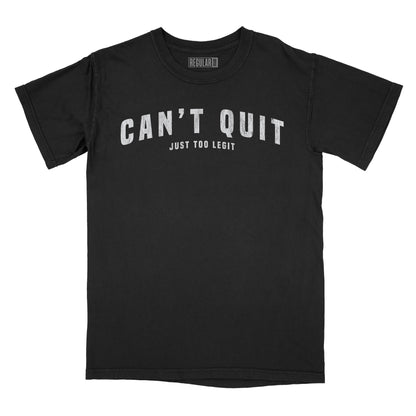 Can't Quit Too Legit Vintage Arch Relaxed Fit T-Shirt