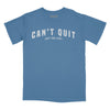 Can't Quit Too Legit Vintage Arch Relaxed Fit T-Shirt - Slate