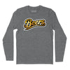 Cheers Beers Long Sleeve T-Shirt - Charcoal Heather