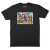 China Grove Postcard T-Shirt (Inspired by The Doobie Brothers) - Black