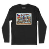 China Grove Postcard Long Sleeve T-Shirt (Inspired by The Doobie Brothers) - Black