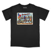 China Grove Postcard T-Shirt (Inspired by The Doobie Brothers) - BLACK