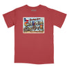 China Grove Postcard T-Shirt (Inspired by The Doobie Brothers) - BRICK