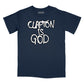 Clapton is God Graphiti T-Shirt Relaxed Fit T-Shirt