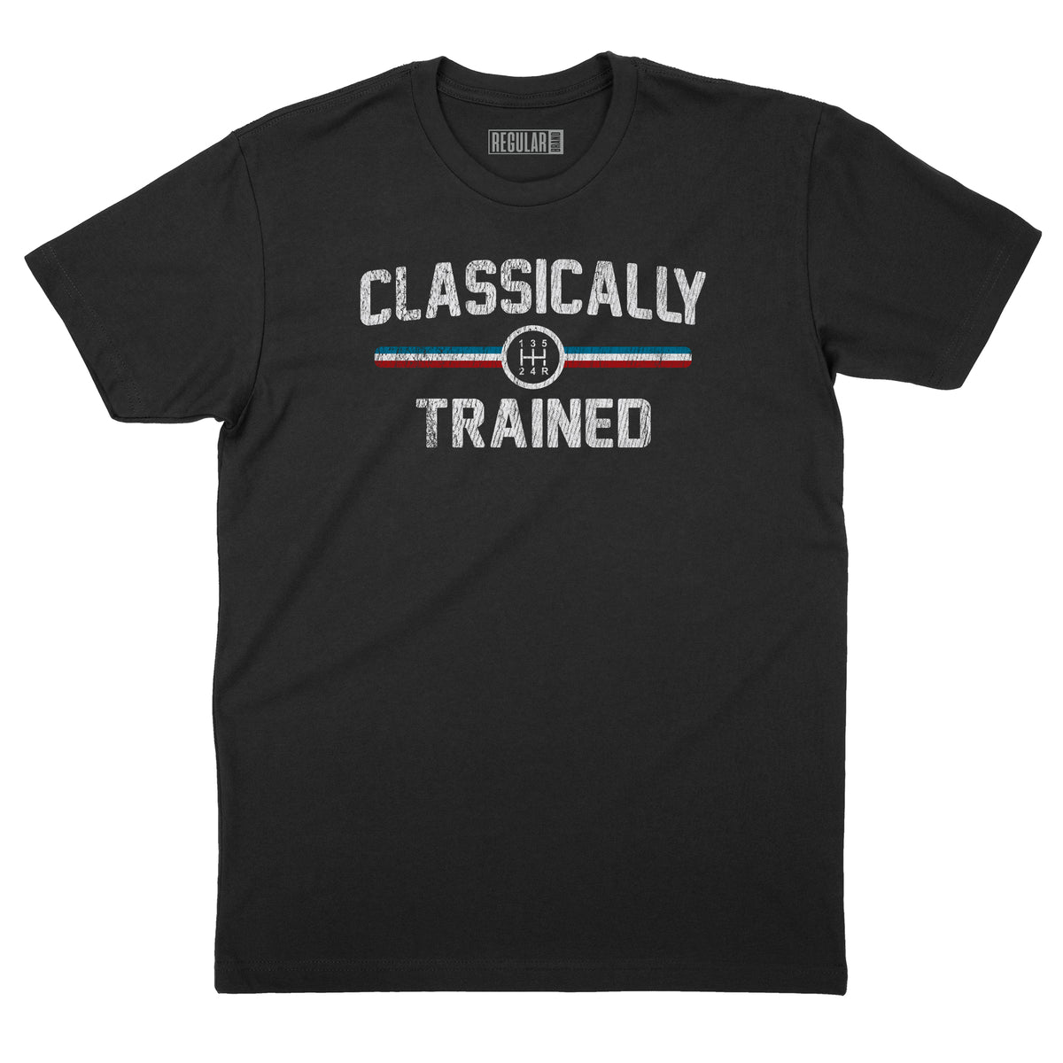 Classically Chained Classically Trained Manual T-Shirt - Stick Shift Car Enthusiast