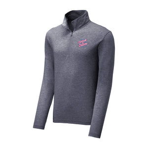 Cocktails & Dreams Triblend Quarter Zip Pullover