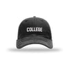 COLLEGE - Soft Mesh Trucker - BLACK