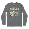 Curtis Loew Long Sleeve T-Shirt (Inspired by  Lynyrd Skynyrd) - Charcoal Heather