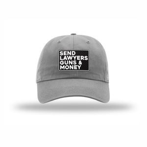 Send Lawyers Guns & Money Carbon Fiber Patch Dad Hat
